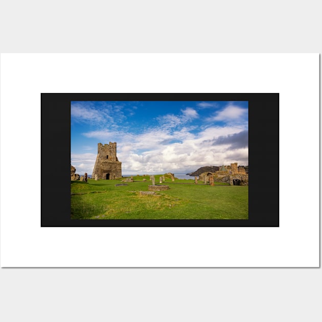 Aberystwyth Castle, Ceredigion, Wales Wall Art by dasantillo